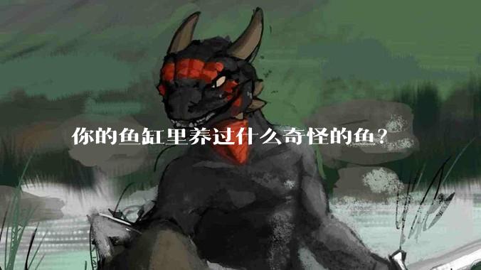 你的鱼缸里养过什么奇怪的鱼？